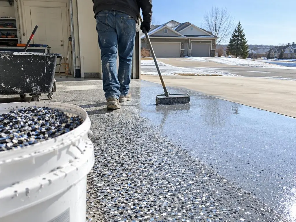 Epoxy Flake Floors in Sioux Falls, SD